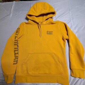 Caterpillar Hoodie Small Work Wear Gorpcore Mid West Core Heavy Machinery